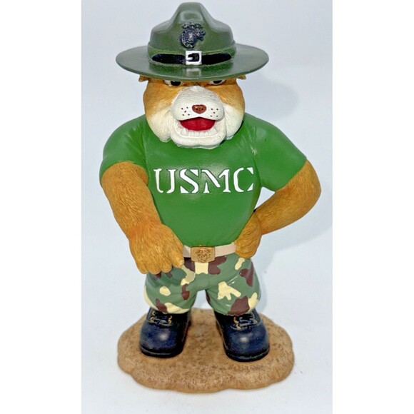 The Hamilton Collection USMC Attitude Adjustment Barking Orders Figure 5.5" - Picture 1 of 12